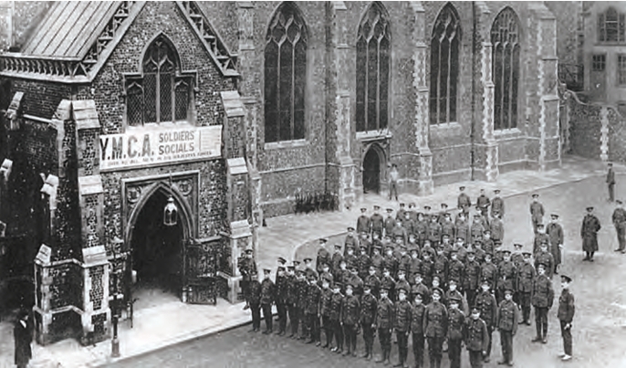 YMCA at St Andrews Hall WWI 2